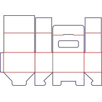 Æske til visitkort - rozkrój