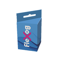 Trekantet boks med vedhæng